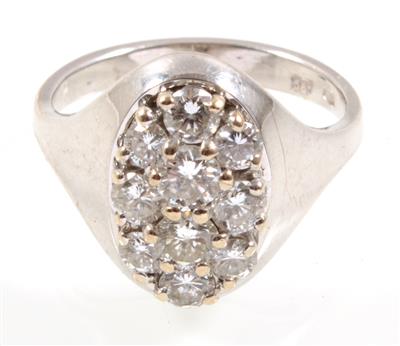 Brillantring zus. ca. 0,95 ct - Schmuck