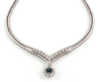 Brillant Saphircollier - Jewellery