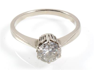 Brillant Solitärring ca. 0,80 ct - Schmuck