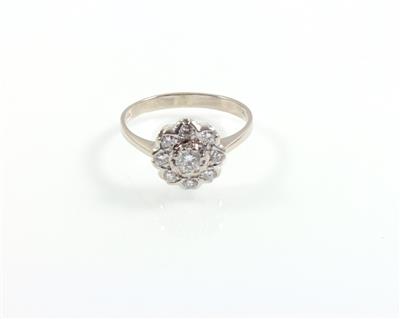 Brillantdamenring zus. ca. 0,50 ct - Jewellery