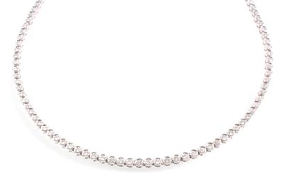 Brillantcollier zus. ca.3,50 ct - Gioielli