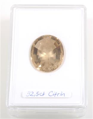 Citrin 52,5 ct - Exklusive Diamanten und Farbsteine