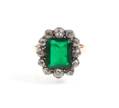 Diamant Smaragdring - Exclusive Diamonds and Gemstones