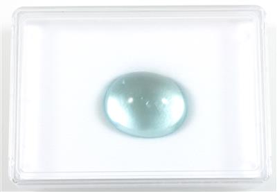 Loser Aquamarin im Cabochonschliff 72,21 ct - Exclusive Diamonds and Gemstones