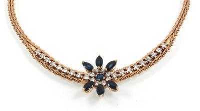 Brillant Saphircollier - Jewellery