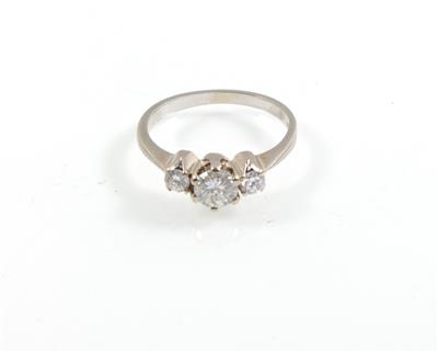 Brillantdamenring zus. ca. 0,60 ct - Jewellery