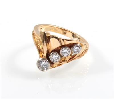 Brillantring zus. 0,52 ct - Klenoty