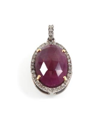 Korundanhänger 6,59 ct - Gioielli