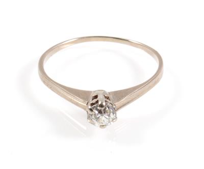 Altschliffbrillant Solitärring ca. 0,30 ct - Schmuck Summersale