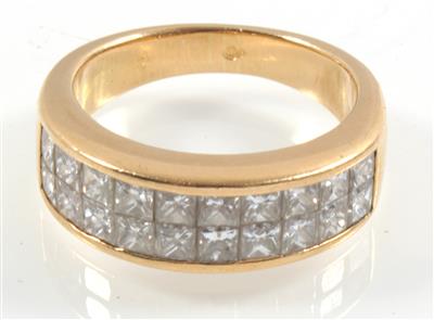 Diamantring zus. ca. 2 ct - Jewellery