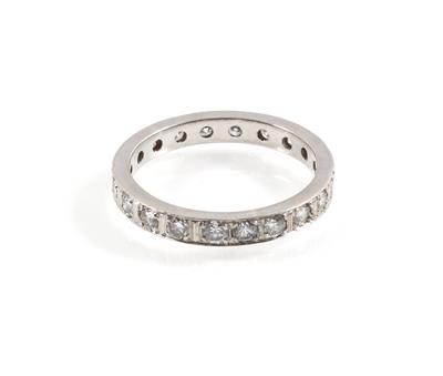 Diamant Memoryring zus. ca. 1 ct - Schmuck Summersale