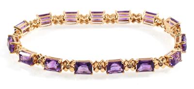 Amethystarmband zus. 7,17 ct - Gioielli