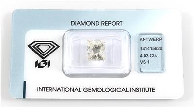 1 loser Diamant 4,03 ct - Jewellery