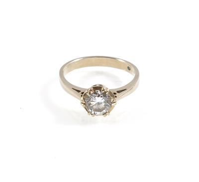 Brillant Solitärring ca. 1 ct - Exklusive Diamanten und Farbsteine