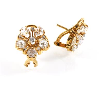 Diamantohrclips zus. ca. 3,50 ct - Jewellery