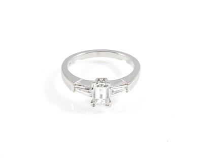 Diamantring zus. 1,15 ct - Exklusive Diamanten und Farbsteine