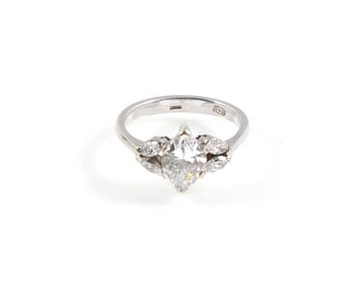 Diamantring zus. ca. 1,60 ct - Klenoty