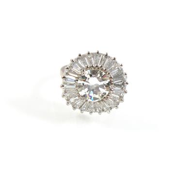 Diamantring zus. ca. 3,40 ct - Jewellery