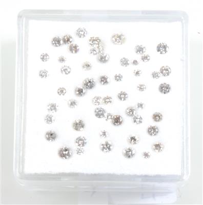 Lot lose Brillanten und Achtkantdiamanten zus. 1,01 ct - Gioielli