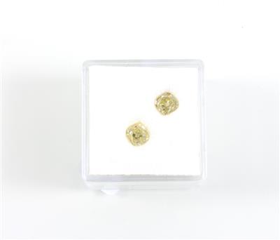 2 lose Altschliffdiamanten zus. 1,30 ct - Gioielli