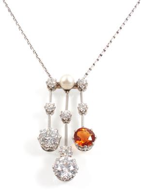 Diamant Citrincollier - Jewellery