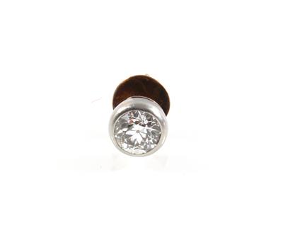 1 Altschliffbrillantohrschrau-be ca. 0,65 ct - Exklusive Diamanten und Farbsteine