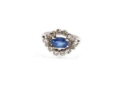 Diamant Saphirring - Exklusive Diamanten und Farbsteine