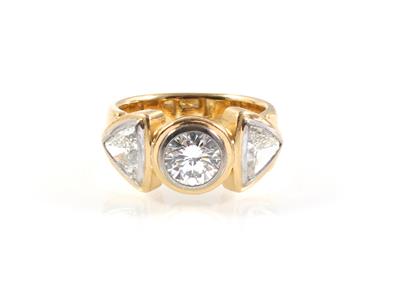 Diamantring zus. 3,29 ct - Klenoty