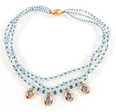 Saphir Aquamarincollier - Jewellery