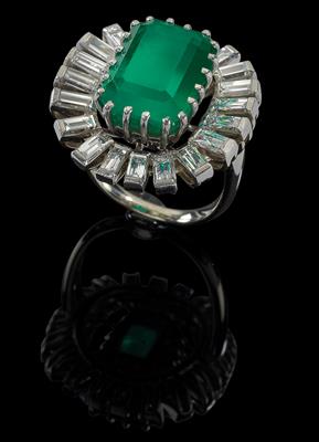 Smaragdring 6,80 ct - Jewellery