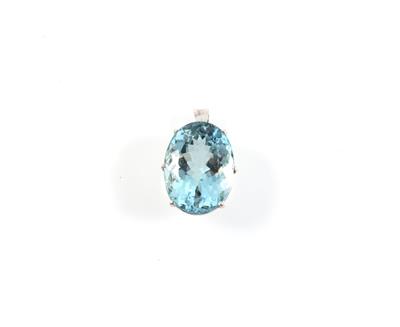 Aquamarinanhänger ca. 22 ct - Jewellery