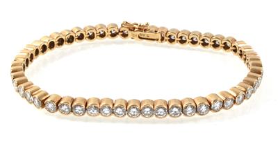 Brillant Armkette zus. 7,69 ct - Gioielli