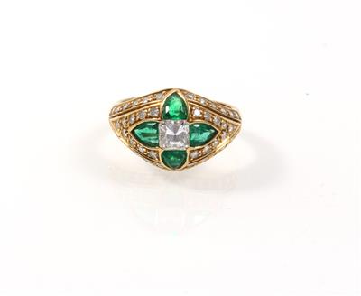 Diamant Smaragdring - Jewellery