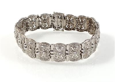 Brillantarmand zus. 7,31 ct - Exklusive Diamanten und Farbsteine