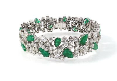 Diamant Smaragdarmband - Gioielli
