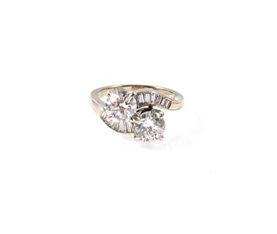 Diamantdamenring zus. ca. 2,50 ct - Jewellery