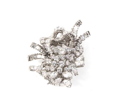 Brillant Diamantbrosche zus. ca.18 ct - Jewellery