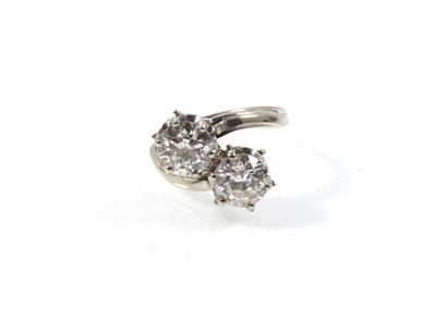 Brillant Ring zus. ca. 2,80 ct - Klenoty