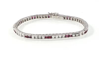 Diamant Rubinarmband - Gioielli