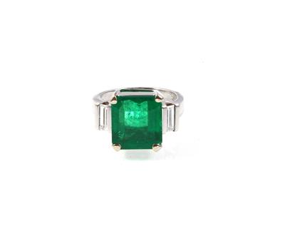 Diamant Smaragdring - Jewellery