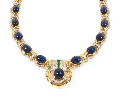 Brillant Saphircollier - Jewellery