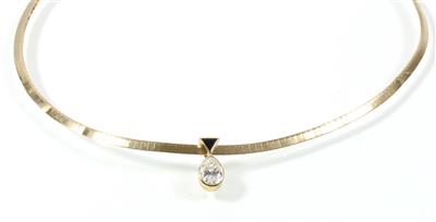 Diamant Saphircollier - Klenoty