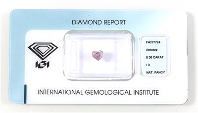 Loser Diamant im Herzschliff 0,38 ct - Klenoty