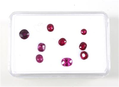 Lot lose Rubine zus. 3,54 ct, ein Granat 0,73 ct - Jewellery