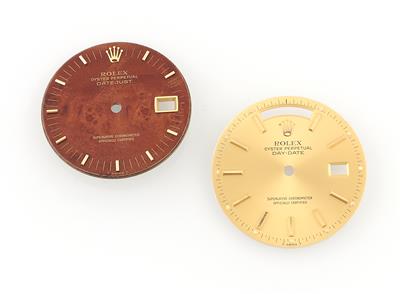 Zwei Rolex Zifferblätter - Uhren und Herrenaccessoires