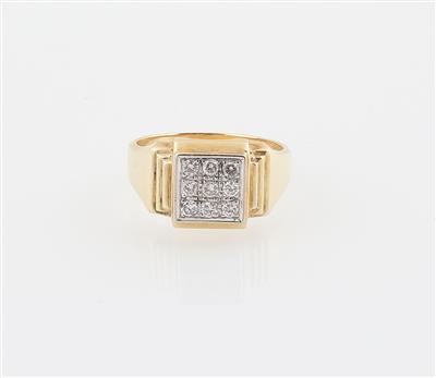 Brillantring zus. ca. 0,45 ct - Orologi