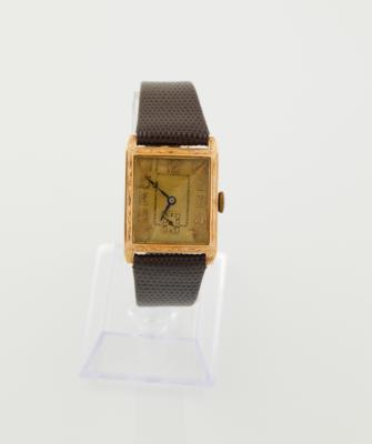 Armbanduhr mit dekorativem Formgehäuse - Uhren u. Herrenaccessoires