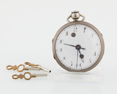 Pocket watch with alarm function, c. 1855 - Hodinky a pánské doplňky