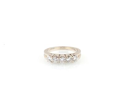 Brillantdamenring zus. ca. 0,90 ct - Schmuck