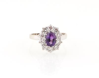 Brillant Diamantring zus. 0,80 ct - Schmuck